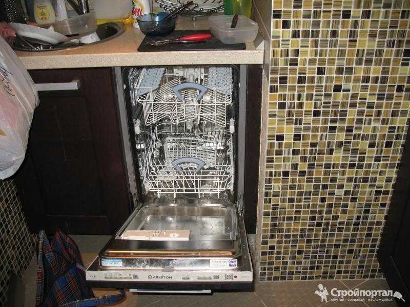 Выполняем установку встраиваемой посудомоечной машины: монтаж + подключение