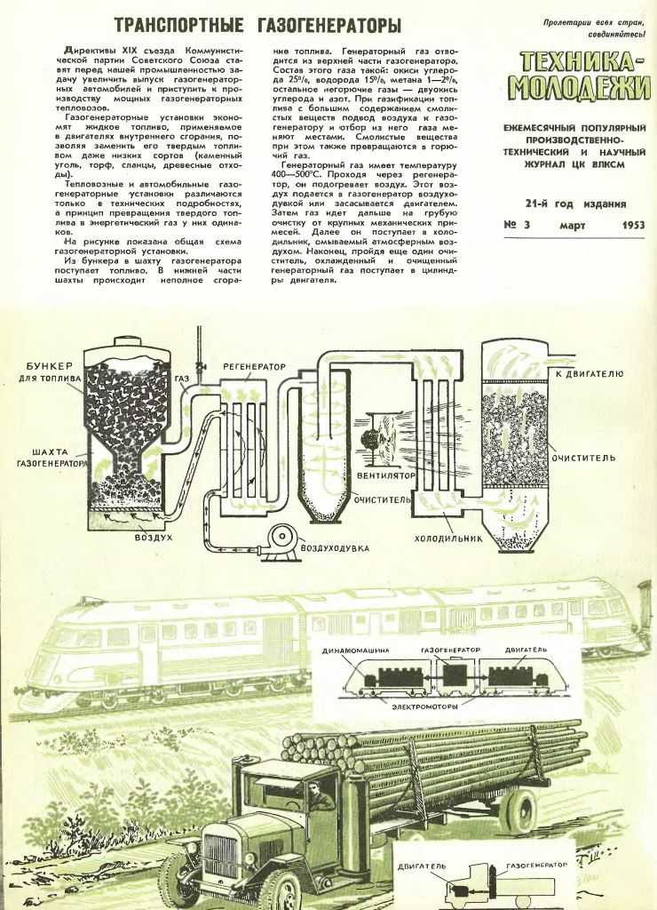 Изготовление газогенератора на дровах: описание устройства, чертёж
