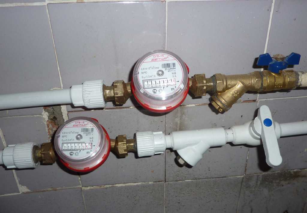 Установка счетчика горячей воды: схема и порядок монтажа своими руками