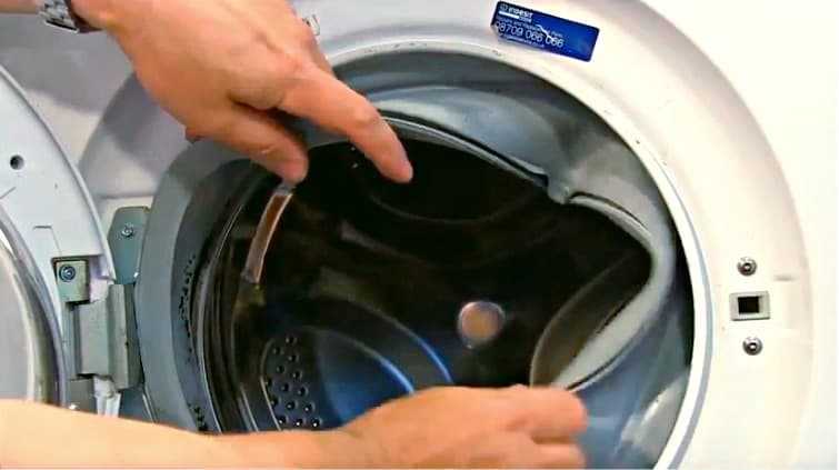 Замена манжеты на стиральной машине индезит: причины повреждения уплотнительной резинки люка, как снять деталь со стиралки indesit, заменить и установить новую?