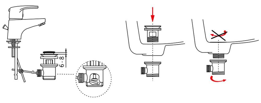 Донный клапан: предназначение, устройство + инструктаж по замене - строительный блокнот
