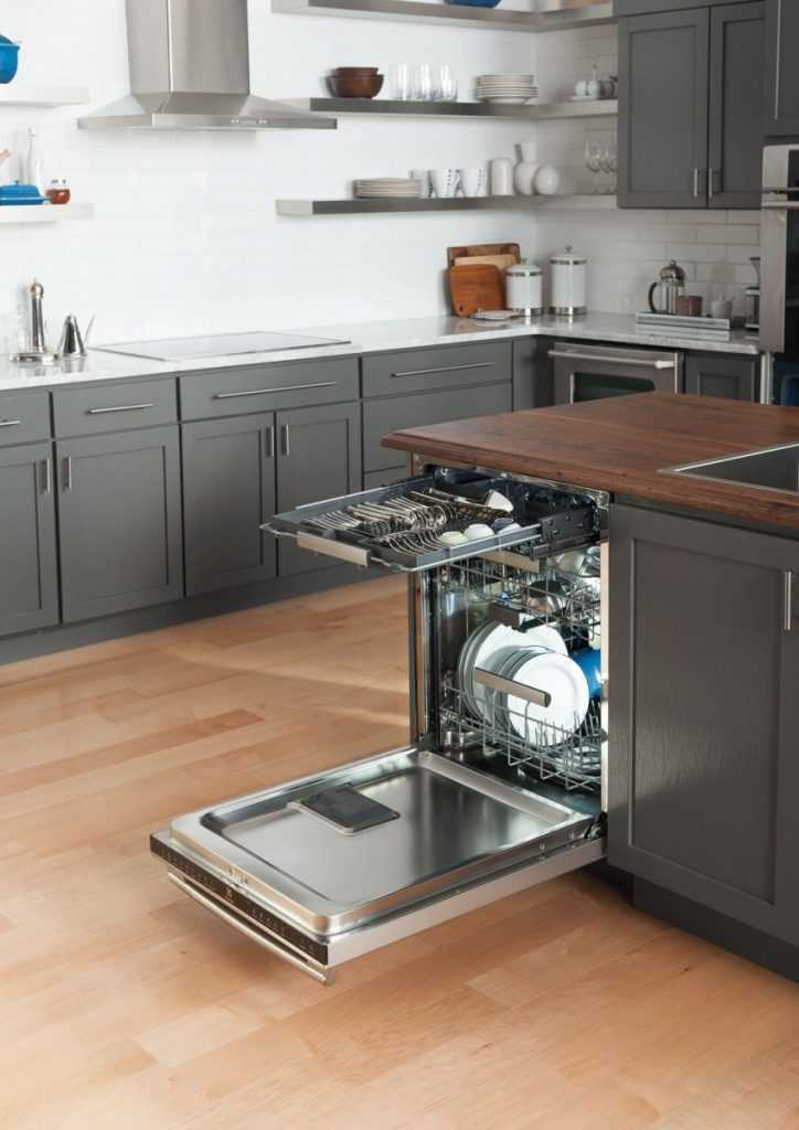 Как встроить посудомоечную машину в готовую кухню: варианты   порядок выполнения работ |