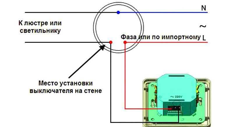 Как подключить диммер вместо выключателя: устройство и схема на два провода