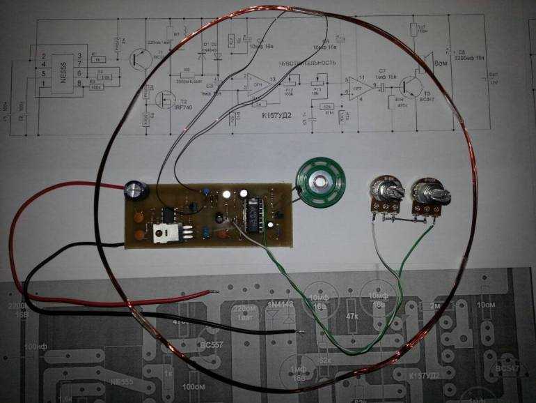 Схема платы металлоискатель пират