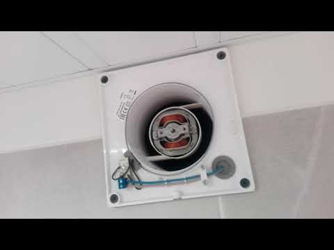 Чистка вытяжного вентилятора в ванной, снятие, установка, подключение, чистка смазка двигателя