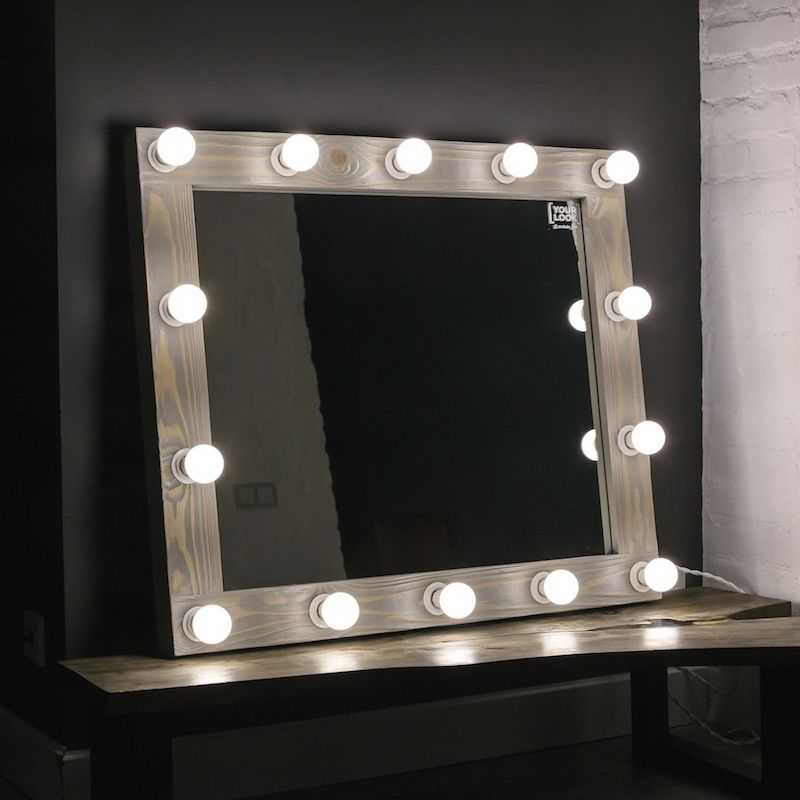 Гримерное зеркало своими руками: с подсветкой для макияжа или в полный рост
