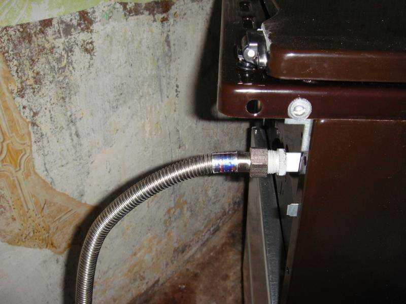Как установить газовый шланг вместо трубы