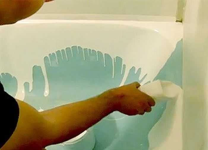 Покраска ванны своими руками: покрытие чаши эмалью и акрилом