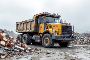Вывоз мусора самосвалом: когда нужна серьёзная техника