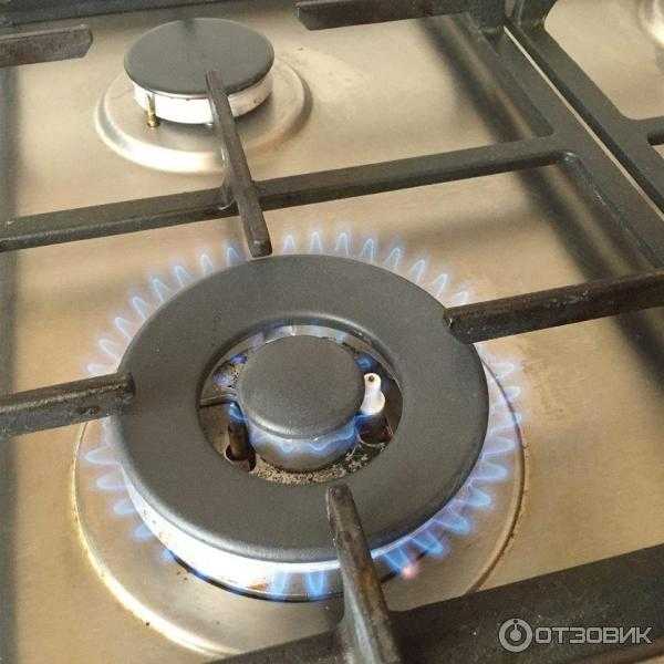 Регулировка пламени горелок газовой плиты