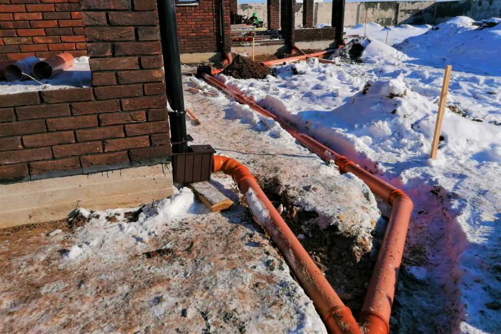 Дренаж и ливневая канализация зимой: эксплуатация, подготовка, обслуживание