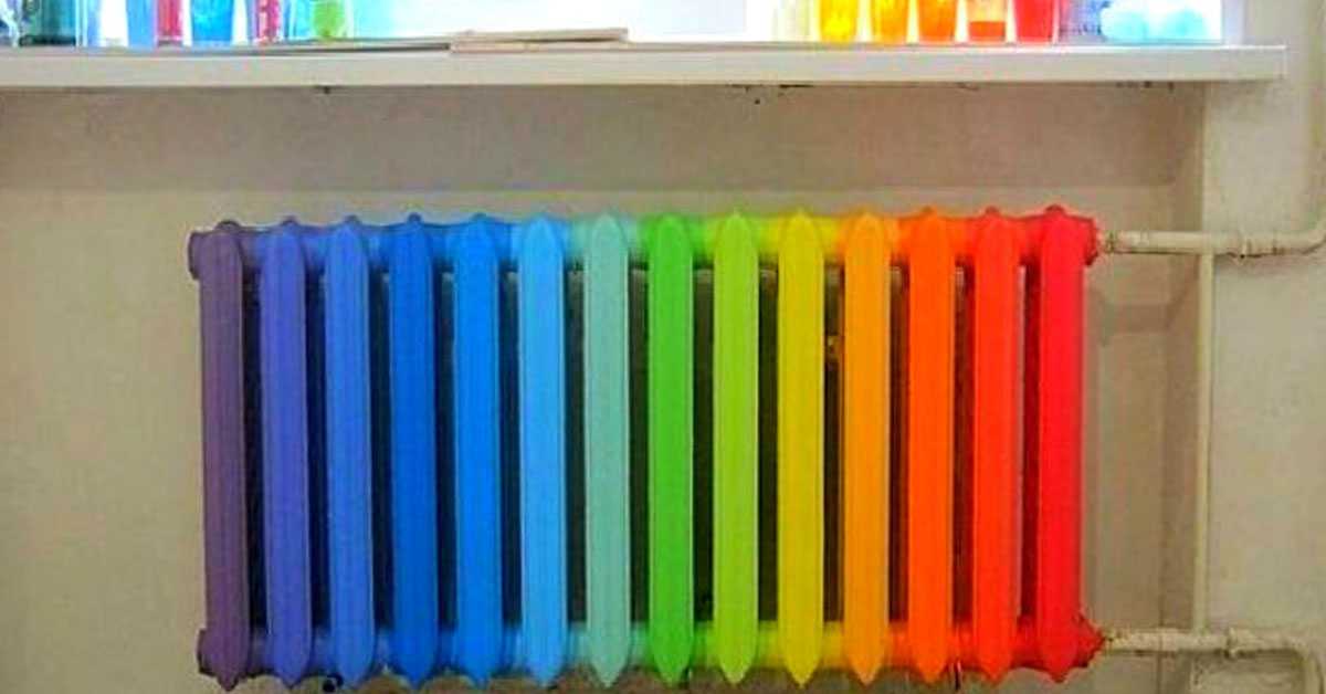 Покраска батарей отопления: как подготовить и чем покрасить старую чугунную батарею своими руками, фото и видео примеры