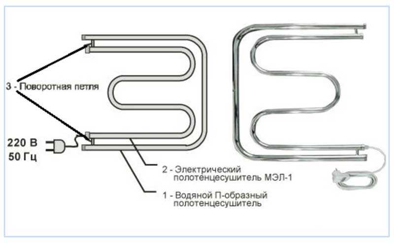 Подключение электрического полотенцесушителя: монтаж и установка