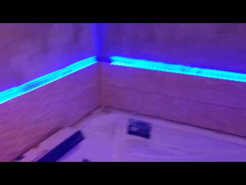 Как сделать подсветку ванной светодиодной лентой