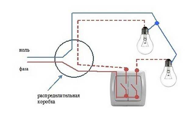 Схема подключения выключателя света, подробная пошаговая инструкция