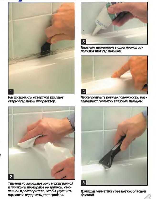Как заделать щель между ванной и стеной: решение проблемы стыка