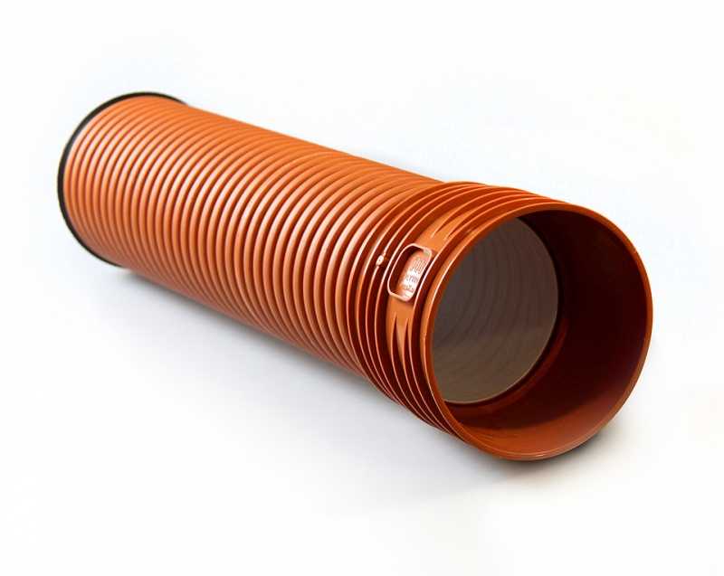 Пластиковая гофрированная труба: разновидности, использование гофротруб большого диаметра