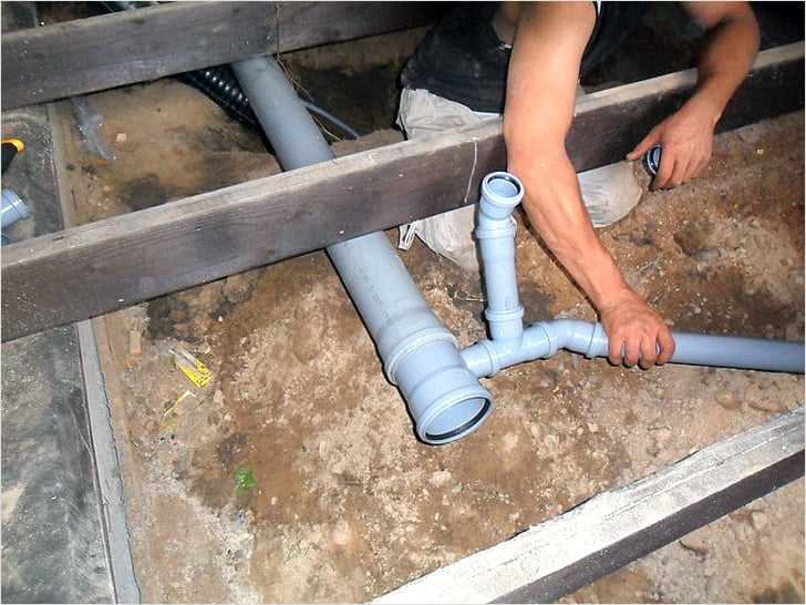 Как правильно сделать канализацию для частного дома по схеме и на нужной глубине укладки