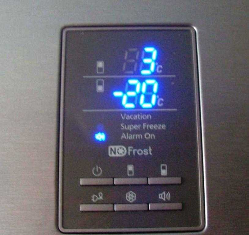 Какая оптимальная температура должна быть в холодильнике и морозильной камере, сколько градусов