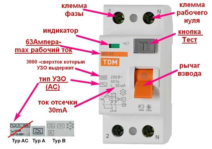 Дифференциальный автоматический выключатель – устройство, принцип действия и область применения дифавтоматов