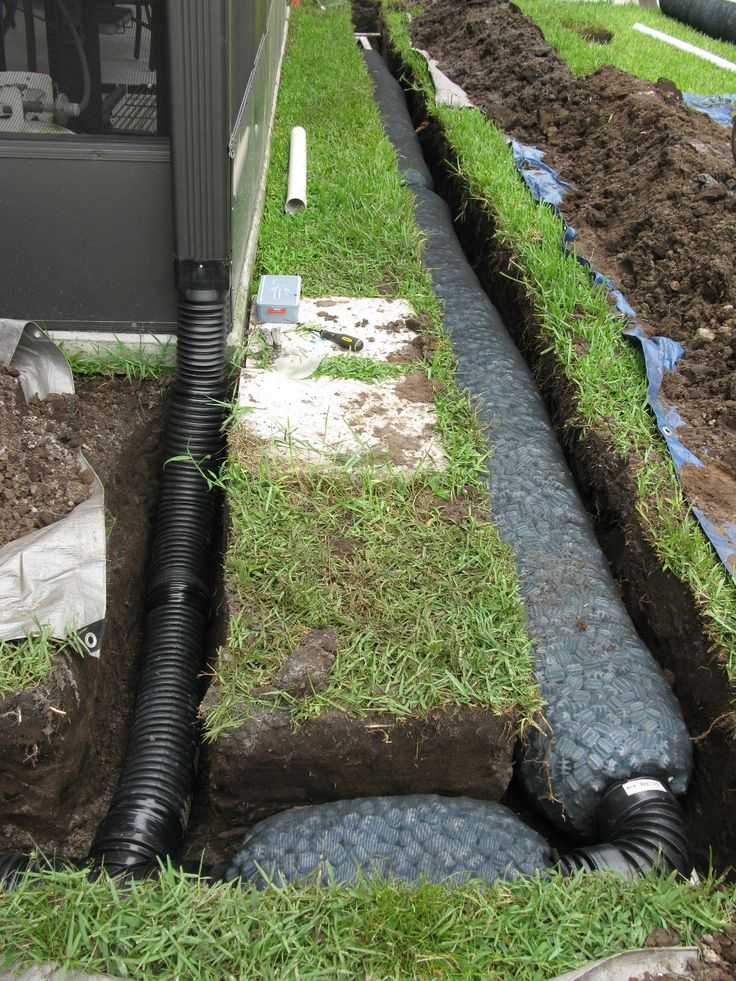 Прокладка канализационных труб в земле — правила проведения работ