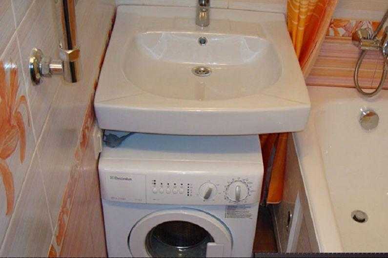 Раковина над стиральной машиной: как выбрать и установить (+ фото)