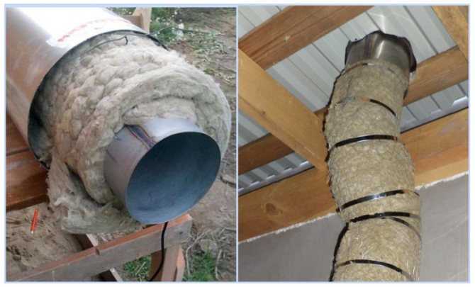 Чем лучше утеплить металлическую трубу для дымохода: основные способы изоляции дымовых труб