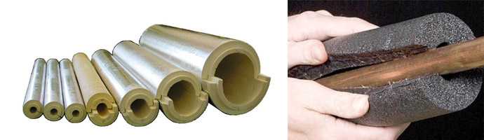 Теплоизоляционные материалы для труб: теплоизоляция горячих труб отопления, утеплитель, минвата
