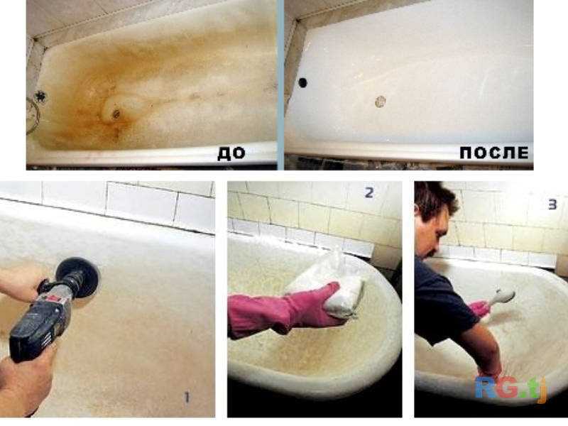 Восстановление эмали ванной в домашних условиях своими руками