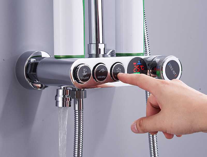 Термостатические смесители для душа и ванны: системы и стойки с термостатом, смесители для гигиенического душа с верхним изливом, grohe и другие бренды