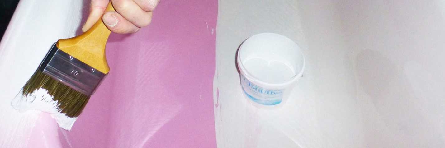 Покраска ванны своими руками: покрытие чаши эмалью и акрилом