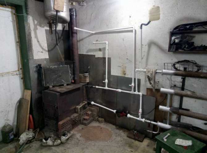 Как сделать отопление в гараже своими руками: схема системы водяного отопления и от электричества