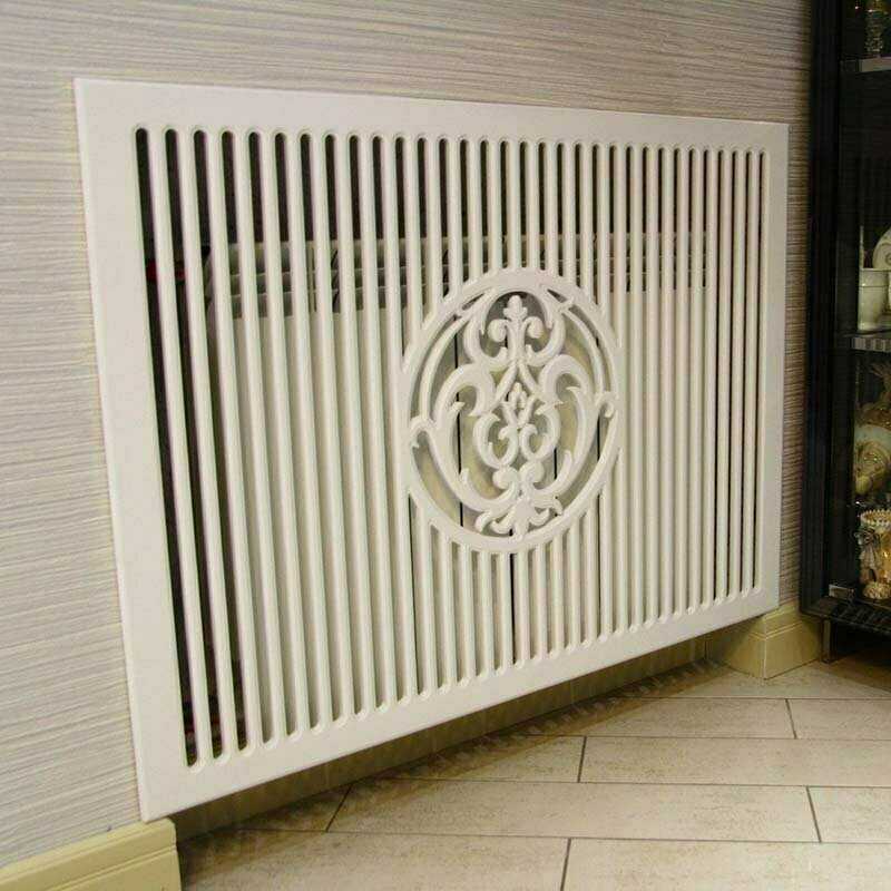 Декоративные экраны на радиаторы отопления - виды, особенности
