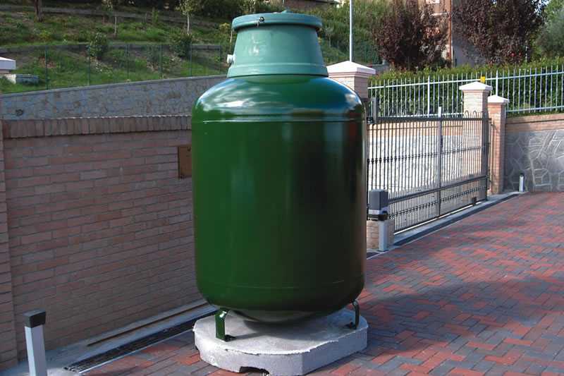 Газгольдер италия: вертикальный наземный, antonio merloni, итальянские для дачи, российского производства