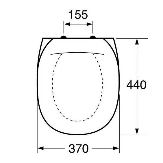 Размеры сиденья для унитаза: как измерить и подобрать?