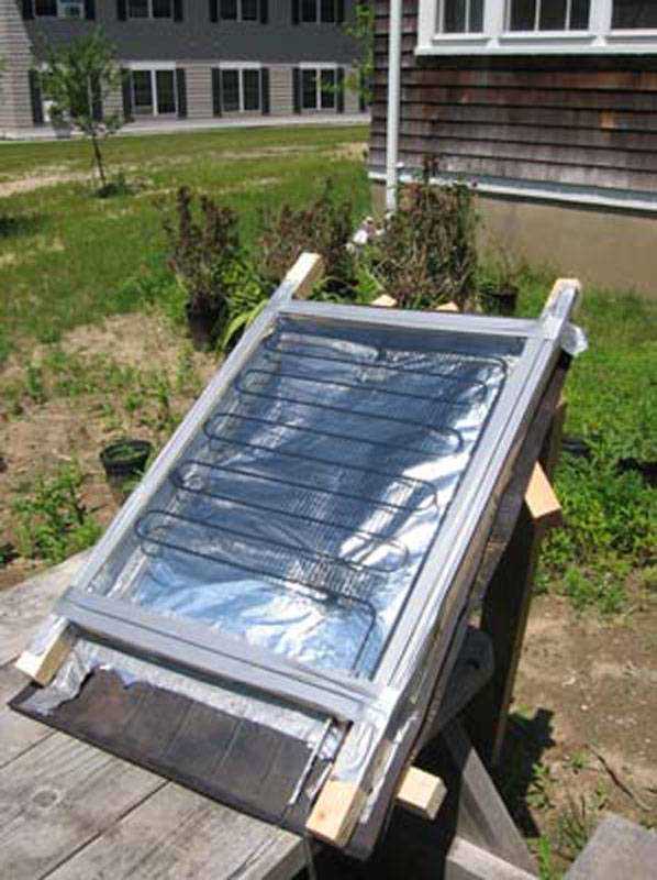 Солнечное отопление дома своими руками - принцип изготовления