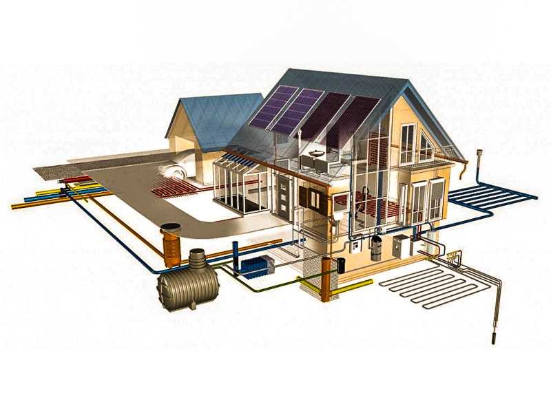 Монтаж систем отопления загородного дома - лучшее отопление