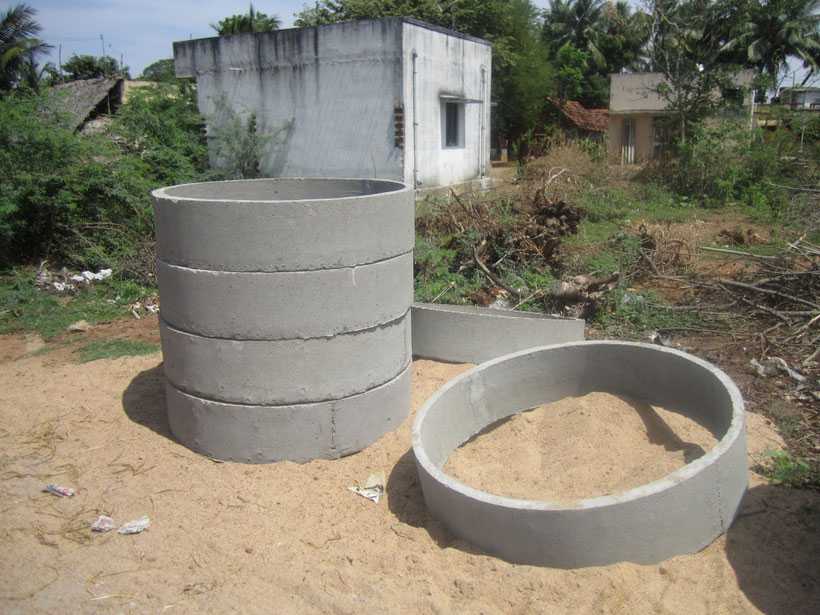 Установка колодца из бетонных колец на даче своими руками