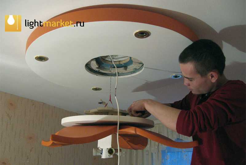 Монтаж точечных светильников в потолок: инструкция по монтажу + советы специалистов