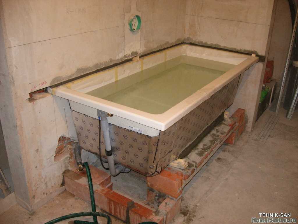 Установка акриловой ванны своими руками: подробная пошаговая инструкция по монтажу