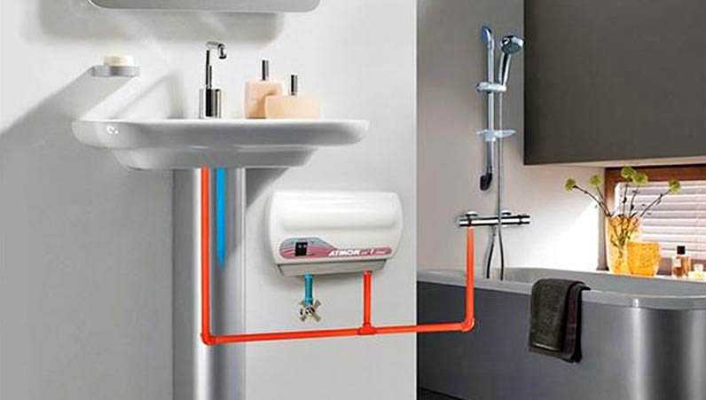 Схема подключения водонагревателя к водопроводу в квартире или на даче: проточный или накопительный? пошагово +фото и видео