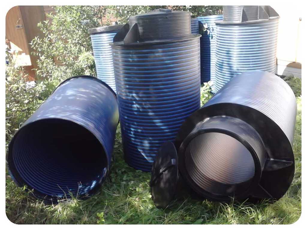 Пластиковые полиэтиленовые колодцы для водопровода и канализации