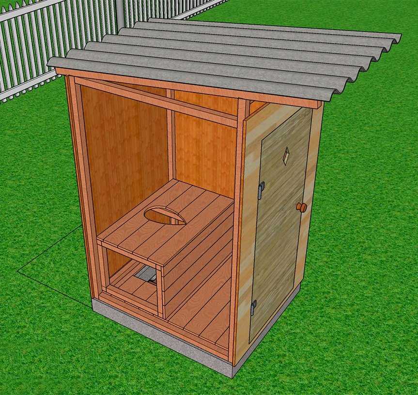 Строим туалет на даче самостоятельно