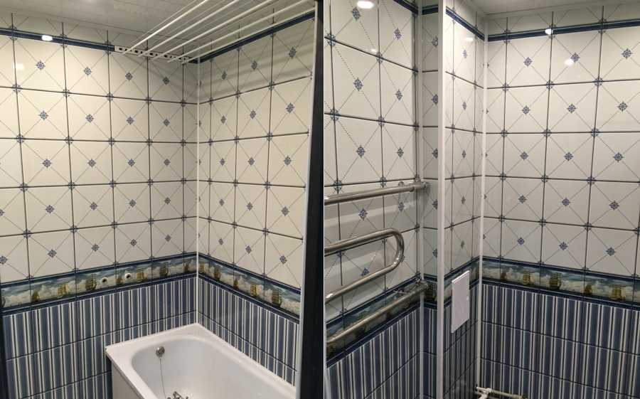 Монтаж пластиковых панелей – как обшить ванную комнату своими руками