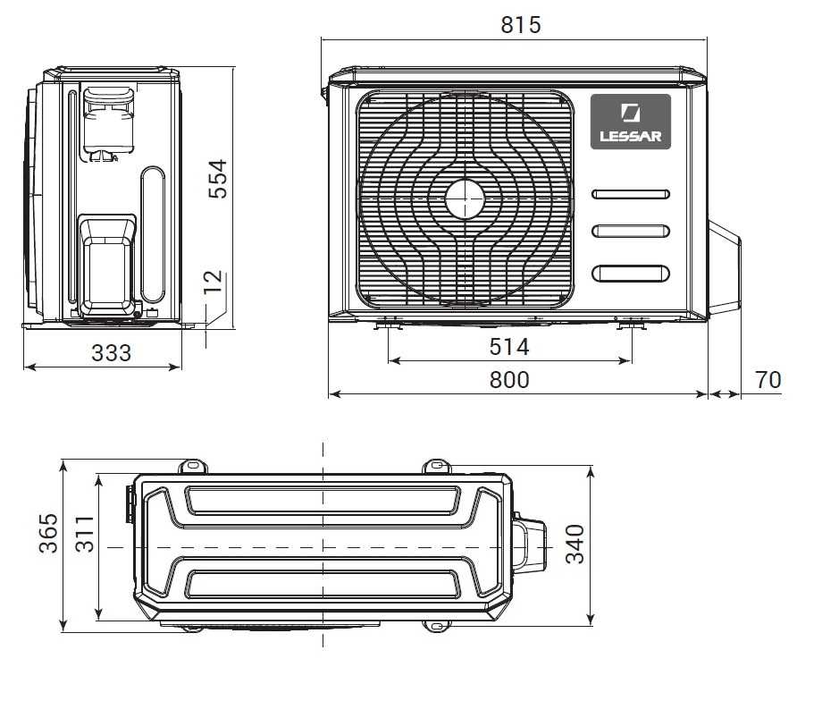 Внутренний блок кондиционера: сплит-системы, размеры, устройство
