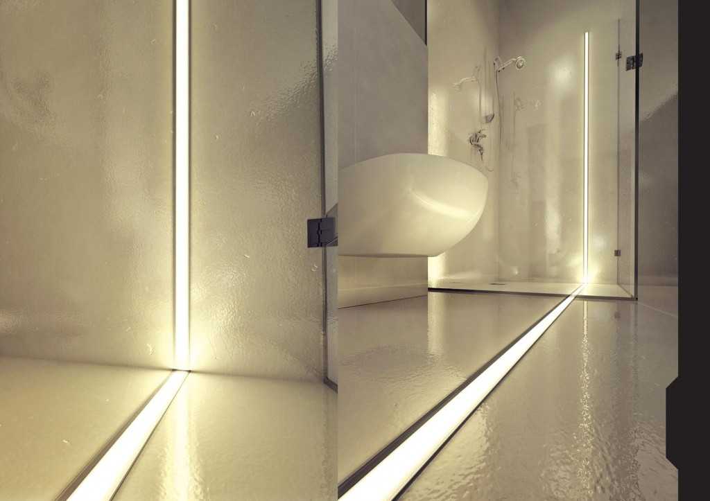 Светодиодное освещение ванной комнаты своими руками