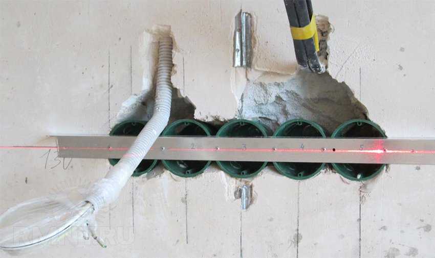 Правильная установка подрозетников. установка подрозетника в бетон и гипсокартон