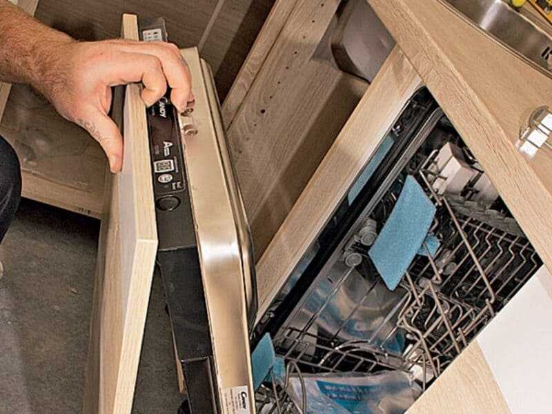 Инструкция, как прикрепить фасад к посудомоечной машине своими руками
