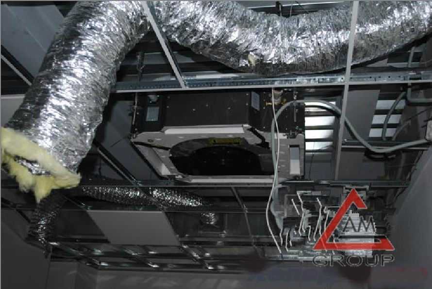 Установка кассетных кондиционеров: обзор технологии монтажа систем кассетного типа