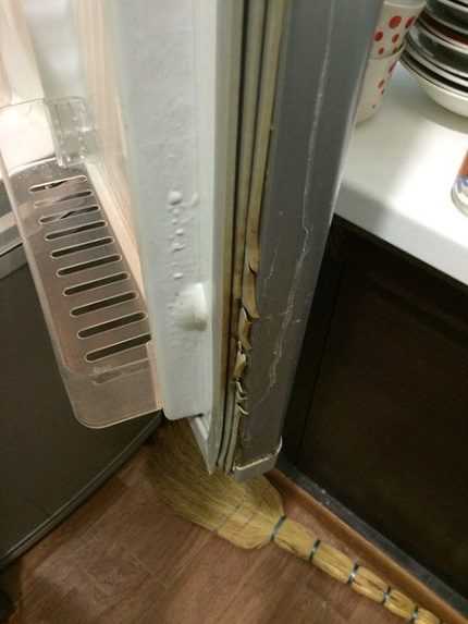 Замена уплотнителя в холодильнике аристон своими руками